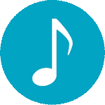 Musical notes icon